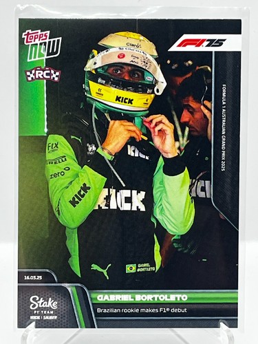 2025 topps now - f1, gabriel